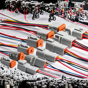 Connecteur USB-<span class=keywords><strong>C</strong></span> 4P mâle/femelle vertical à montage intermédiaire, étanche IP67, en laiton, personnalisé - Product Image 3