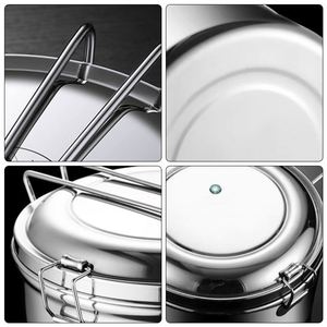 กล่องข้าวโลหะขายส่ง สแตนเลส 304 ทรงกลม สำหรับเด็ก พิมพ์ลายด้วยเลเซอร์ - Product Image 3