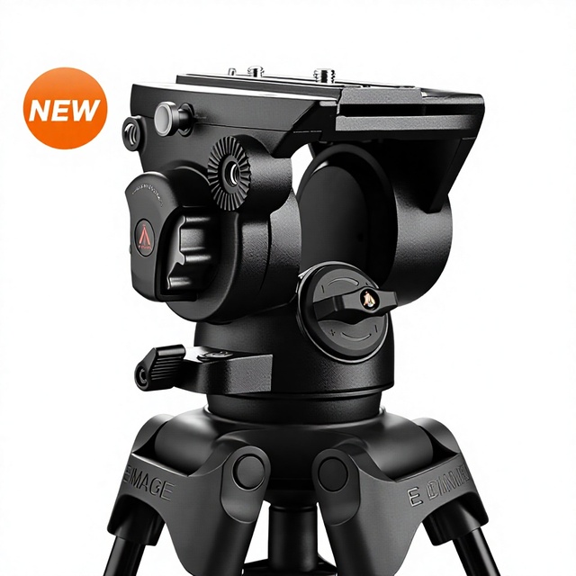Yimeijie EK780 Photography Videography SLR Tripod Aluminum Alloy Professional 75MM/100MM Ball Head Large Diameter Hydraulic