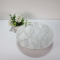 Plateau de mariage en marbre, livraison directe d'usine, design Art Déco, couleur grise, plateau à goûter haut de gamme pour le thé de l'après-midi, simple et élégant pour la maison