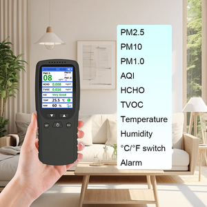 Taşınabilir ABS malzeme <span class=keywords><strong>PM2.5</strong></span> gaz analizörleri HCHO TVOC monitör formaldehit test ve hava kalitesi dedektörü <span class=keywords><strong>PM10</strong></span> <span class=keywords><strong>PM2.5</strong></span> metre - Product Image 2