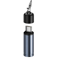 Mini Encendedor Eléctrico con Conector Tipo-C, Salida OTG Portátil, Bajo Consumo de Energía, Resistente al Viento, Encendedor de Cigarrillos USB-C