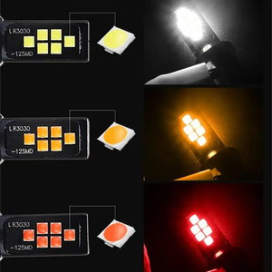 Nuovo <span class=keywords><strong>12V</strong></span> Auto lampadina LED per Auto 1156 BA15S P21W 1157 BAY15D <span class=keywords><strong>P21</strong></span>/5W 3030 12SMD Moto Stop freno di retromarcia segnale di direzione - Product Image 6