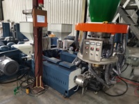 HDPE LDPE พลาสติก Double Layer Express กระเป๋าโรตารี่หัวหดฟิล์มเป่าเครื่อง