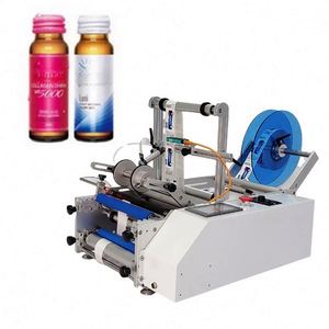 Factory Discount Semi-automatic Manual Label Printing Machine Glass Plastic PET Bottle and Jar Labeling - Product Image 1