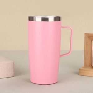 Modern 304 Stainless Steel 20Oz Handle 30Oz Double-Layer Mug Cross-Border Insulated Vacuum <b>Bottle</b> <b>Coffee</b> Beer Cup 500 Ml - Product Image 2
