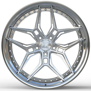 Jantes forgées en 2 parties Step Lip 18 19 20 21 22 pouces 5x130 5x120 5x114.3 5x112 pour Benz AMG <span class=keywords><strong>Porsche</strong></span> <span class=keywords><strong>911</strong></span> Cayenne SUV de luxe - Product Image 4