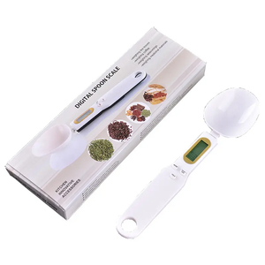 Veidt Weighing Precise Digital <b>Spoon</b> Kitchen <b>Measuring</b> Gram Electronic With LCD Display Scales 500g/0.1g SF-E02 Espresso - Product Image 2