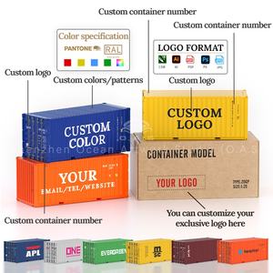 O.A.S Container Model Factory scale1:20 Plastic Crafts Cajas de envío COSCO Miniature Container Model - Product Image 2