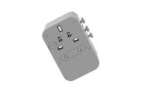 Ban đầu bán buôn giá rẻ du lịch <span class=keywords><strong>Adapter</strong></span> kép <span class=keywords><strong>USB</strong></span> Logo 4 trong 1 Sạc 100W 140W 180W toàn cầu sạc <span class=keywords><strong>USB</strong></span> C du lịch cắm <span class=keywords><strong>Adapter</strong></span> - Product Image 2