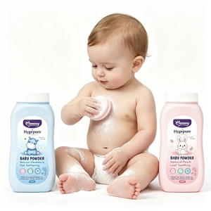 Momeasy Hygepure Talco Naturale <span class=keywords><strong>per</strong></span> <span class=keywords><strong>Neonati</strong></span> a Base di Amido di Mais con Camomilla, Avena e Foglie di Pesco, <span class=keywords><strong>Polvere</strong></span> Lenitiva <span class=keywords><strong>per</strong></span> <span class=keywords><strong>Neonati</strong></span> - Product Image 1