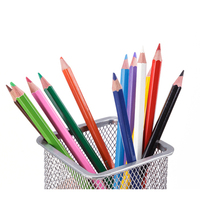 LEADUR Ensemble de 24 crayons à l'huile avec mine de 4,0 mm pour projets artistiques scolaires