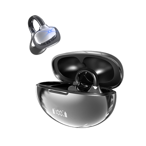 YYK-Q108 Mở Tai Không Dây Earbuds Clip-On Semi-Trong Tai Thiết Kế LED Hiển Thị Kỹ Thuật Số Tiếng Ồn Hủy Bỏ TWS Tai Nghe Tai Nghe Tai Nghe Bt - Product Image 1