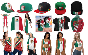 Mexique drapeau T-Shirt à capuche maillot <span class=keywords><strong>de</strong></span> <span class=keywords><strong>bain</strong></span> avec lanière en coton imprimé 3D sweat short veste maillot <span class=keywords><strong>de</strong></span> coton avec casquette <span class=keywords><strong>de</strong></span> boxe - Product Image 5