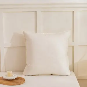 Pamuklu kumaş oturma odası kanepe yastığı tüy yastık: nihai paket hissi tadını çıkarın