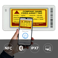 Système d'étiquettes E-Ink recyclables pour affichage de noms, écran E-Ink 7,5 pouces, étiquette électronique ESL pour plaque de nom de conférence intelligente