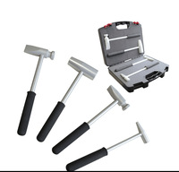 Marteau pour tôle d'aplatissement de carrosserie en aluminium automobile Ensemble d'outils de réparation en alliage d'aluminium