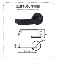 Serrure de porte intelligente d'hôtel sans effort - M1, carte-clé RFID à cryptage, détection 3 cm, durable, installation facile, verrouillage automatique à pêne dormant