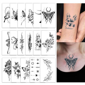 Tatuaje Temporal Impermeable y Resistente al Sudor, Semipermanente, Dura 2 Semanas, Realista, a Base de Hierbas, Anti-fricción, para Mano y <span class=keywords><strong>Brazo</strong></span> - Product Image 1