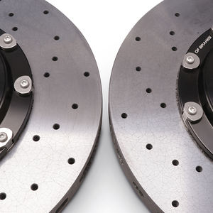 Rotores de disco de freno de cerámica de carbono perforado de 350MM-420MM, pinzas de freno 19Z, Kit de freno grande para <span class=keywords><strong>Toyota</strong></span> 86 X Land Cruiser Prado <span class=keywords><strong>Prius</strong></span> - Product Image 6