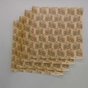 Customized Food Grade Printed Greaseproof <b>Paper</b> Food Wrapping <b>Paper</b> Kit 7 for Bakery Items Container <b>Tray</b> Liner - Product Image 6