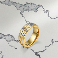 Européen et américain nouveau modèle de pneu en relief créatif bague pour hommes personnalité mode rétro décoration pour hommes