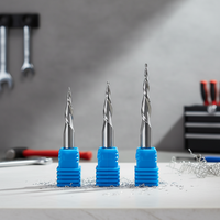 Fraise à bout lumineux Jinchuan Mini, D6mm D12mm, à deux cannelures, spirale, pour CNC, outils de traitement de texte, avec support OEM