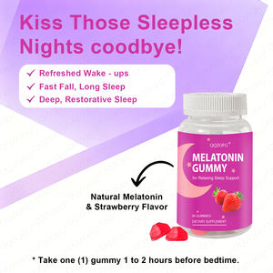 Gomitas de Melatonina, <span class=keywords><strong>Magnesio</strong></span> y Vitamina D para Dormir, Mezcla Herbal Orgánica, Sin Azúcar, 5 mg, Marca Blanca Personalizada al por Mayor - Product Image 4