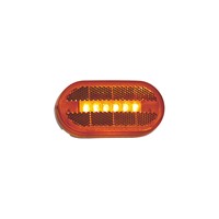 Nouvelle lampe de position latérale personnalisée à 6 LED, feu arrière, DC12V SAE DOT IP67 étanche, pour camion et remorque, garantie 2 ans