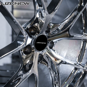 JZCNCW Nuevas Llantas Forjadas Cóncavas de Aleación de Aluminio Cromadas de 1 Pieza, 18-22 Pulgadas, 5X112/5X120, Multirradio, Personalizadas - Product Image 2