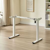 Structure de bureau électrique pour bureau debout ergonomique réglable en hauteur, table de bureau réglable à double moteur
