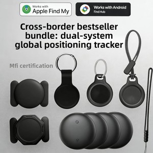 Système double compatible avec Apple Find My et l'application Android, <span class=keywords><strong>localisation</strong></span> en temps réel mondiale, étanche IP66, mini traceur intelligent pour animaux de compagnie - Product Image 2
