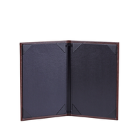 Porte-documents A4 en cuir pour activités professionnelles, réunions, signature de documents, porte-menu de restaurant avec LOGO