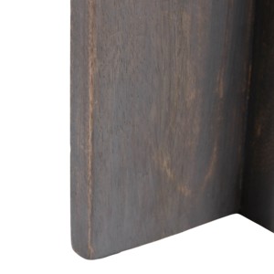 Grand porte-bougie en bois avec base sphérique en métal pour centre de table, bougeoir décoratif pour salon et entrée - Product Image 6