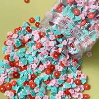 4 juillet Oncle Sam Chapeaux Polymère Argile Tranche Slime Remplissage Sprinkles Nail Art Charms