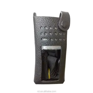 Radio bidireccional xirp8668 gp338d, Funda de cuero para motorola, venta directa de fábrica