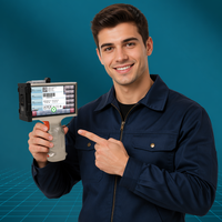Máquina de Codificación TIJ Portátil de 600DPI de Alta Resolución PRX-880 para Codificación de Tapas de Botellas, Cajas de Cartón y Códigos de Lote