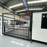 JJM Nouvelle Conception Maison Conteneur Extensible en Panneaux Sandwich EPS Préfabriqués Villa Mobile Moderne Bâtiment de Bureau 2-5 Chambres