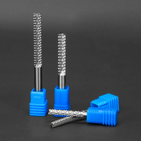 HUHAO 3.175 /4/6mm Fraise à maïs étendue Carbure en acier au tungstène Fraise à maïs Cnc Routeur Bits