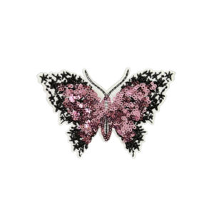 Aanpasbare Fabriek 3d Vlinder Borduurwerk Ontwerp Op Stof Diy Decoratieve Gom Doek Patch Voor Tassen Schoenen Hoeden - Product Image 2