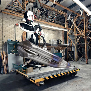 NlkHanm Nouveau Kit de Silencieux d'Échappement <span class=keywords><strong>Moto</strong></span> en Alliage de Titane Forgé Nid d'Abeille Slip-On pour Kawasaki ZX6R 2021-2024 Rétrofit/Amélioration - Product Image 3