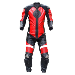 Combinaison de moto réglable de style nouveau, de haute qualité, en cuir personnalisé pour hommes, combinaison de course de moto professionnelle - Product Image 2