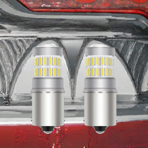 Ampoules LED 21W 1156 BA15S, blanc naturel, nouveau, extrêmement lumineux, feu arrière de voiture, frein, clignotant, 12V (2 pièces) - Product Image 3