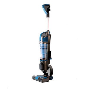 Cordless Upright Vacuum Cleaner Blue Rechargeable Dry Cleaning With Flat Suction Nozzle For Home Use - Product Image 2