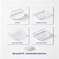 Granulés de PC recyclé transparents, pastilles de polycarbonate pour moulage général et applications de feuillage