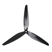 Hélice T-Motor CINE 8.5"/9.5"/10.5" à 3 pales en fibre de verre et nylon, moule privé, 8-99-10 10-11 pouces X8