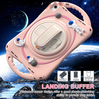 Coque arrière en Silicone antichoc et design astronaute pour iPad 10e génération 10.9 pouces 2022 avec bandoulière
