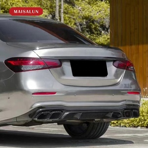 Pare-chocs de carrosserie pour Mercedes-Benz <span class=keywords><strong>Classe</strong></span> <span class=keywords><strong>E</strong></span> W213 : Kit de carrosserie W213 pour mise à niveau du modèle ancien vers le <span class=keywords><strong>nouveau</strong></span> look AMG, comprenant pare-chocs, calandre, diffuseur et embout de capot moteur - Product Image 5