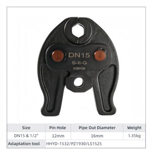 Herramienta Hidráulica Profesional de Alta Calidad de 1/2'' - 1 Pulgada para Prensar Tuberías de Cobre y Acero Inoxidable, para Máquina de Prensado a Batería, HVAC - Product Image 2