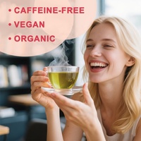Thé chaud bio pour les douleurs menstruelles et la santé de l'utérus, infusion détox bien-être féminin aux herbes naturelles pour le SPM